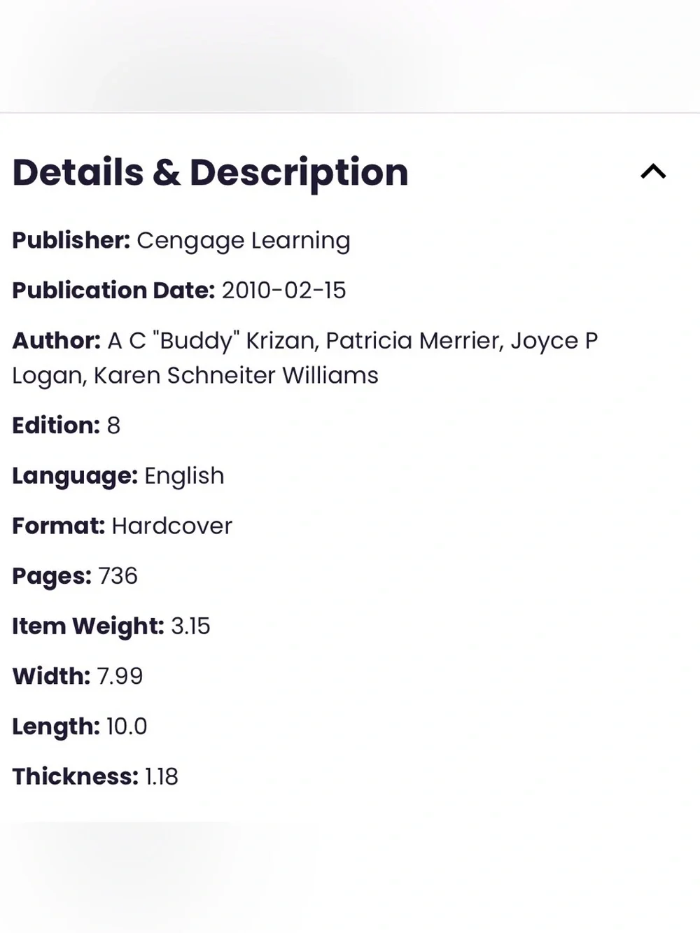 Business Communication 8th Edition - White and Blue Cover